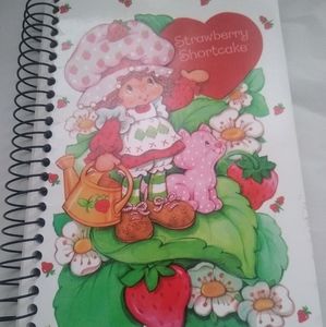 Vintage strawberry shortcake lined notebook